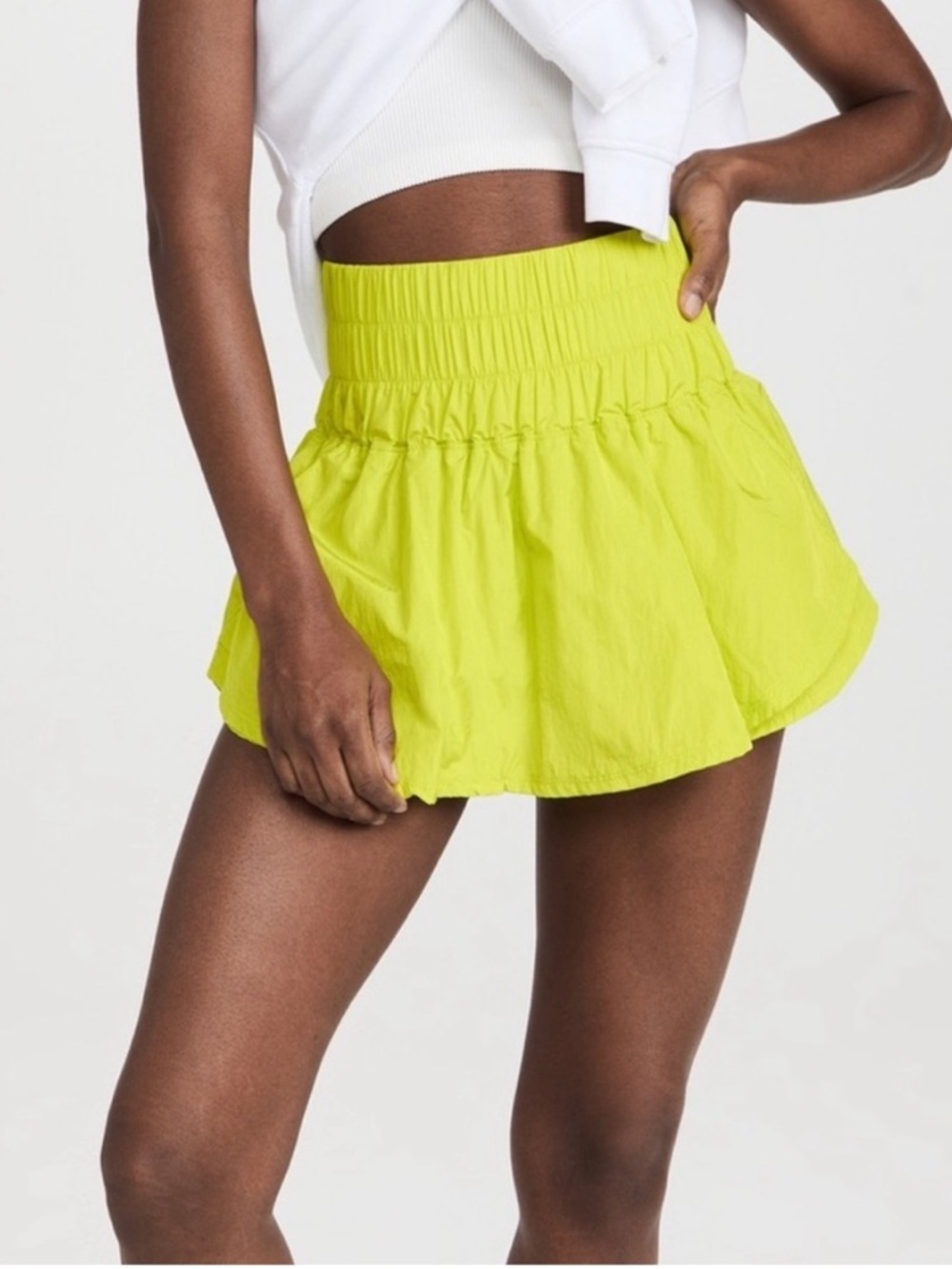 FP Free People Movement Way Home Skort | lime green | medium
